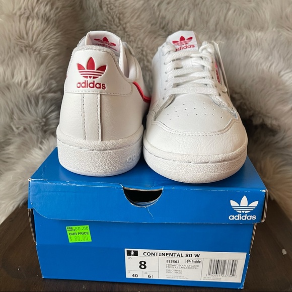 ⛔️SOLD⛔️Adidas CONTINENTAL 80 'WHITE SCARLET FLASH RED' - Picture 9 of 12